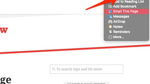 search a page for text on mac
